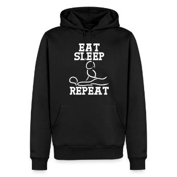 Physiothérapie Physiothérapeute Physiothérapeute - Sweat à capuche Premium bio Homme - noir - Devant - Nico (187cm)
