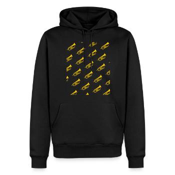 Flugelhorn Orchestra Horn - Men’s Premium Organic Hoodie - black - Front - Nico (187cm)