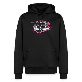 Krankenschwester Krankenpflegerin - Männer Premium Bio Hoodie - Schwarz - Vorne - Nico (187cm)