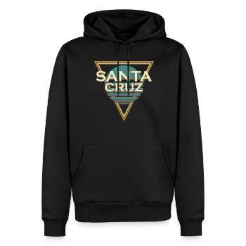 Santa Cruz Surfing - Männer Premium Bio Hoodie - Schwarz - Vorne - Nico (187cm)