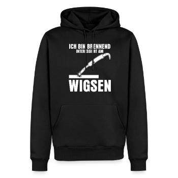 WIG Schweißen Schweißer Wigsen - Männer Premium Bio Hoodie - Schwarz - Vorne - Nico (187cm)