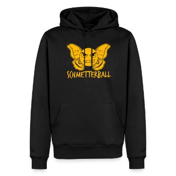Tischtennis Schmetterball Schmetterling - Männer Premium Bio Hoodie - Schwarz - Vorne - Nico (187cm)