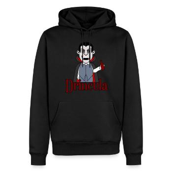 Bière Boire de l’alcool Vampire Schnaps - Sweat à capuche Premium bio Homme - noir - Devant - Nico (187cm)