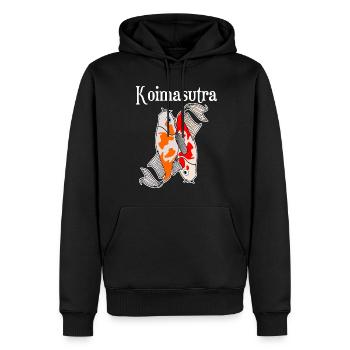 Carpe Koï Koimasutra Kois - Sweat à capuche Premium bio Homme - noir - Devant - Nico (187cm)