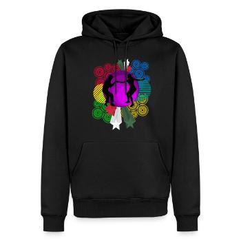 Boogie Woogie Retro Tanzen Swing - Männer Premium Bio Hoodie - Schwarz - Vorne - Nico (187cm)