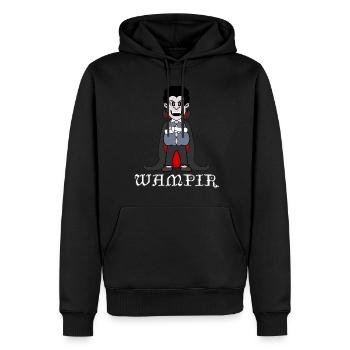 Fetter Vampir - Männer Premium Bio Hoodie - Schwarz - Vorne - Nico (187cm)