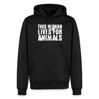 Tierarzt Tiermedizin Veterinär - Männer Premium Bio Hoodie - Schwarz - Vorne - Nico (187cm)