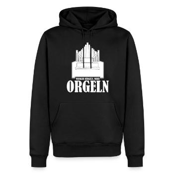 Orgel Orgelspieler Orgelbauer Organist - Männer Premium Bio Hoodie - Schwarz - Vorne - Nico (187cm)