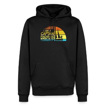 Segeln Boot Bier Alkohol Segelboot - Männer Premium Bio Hoodie - Schwarz - Vorne - Nico (187cm)