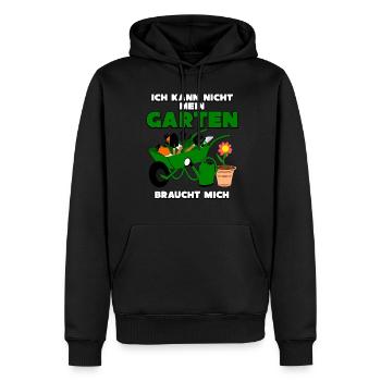Galabauer Galabau Garten Gärtner - Männer Premium Bio Hoodie - Schwarz - Vorne - Nico (187cm)