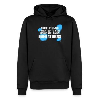 Modellbau Miniaturen Modellbauer - Männer Premium Bio Hoodie - Schwarz - Vorne - Nico (187cm)