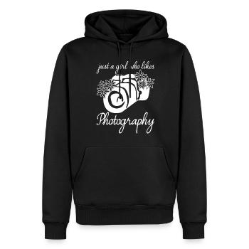 Photographer Camera Photos Photographer - Men’s Premium Organic Hoodie - black - Front - Nico (187cm)