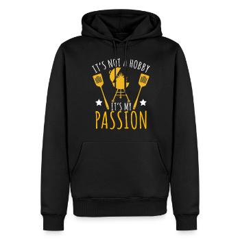 Grillen Grillmeister Barbecue Grill - Männer Premium Bio Hoodie - Schwarz - Vorne - Nico (187cm)