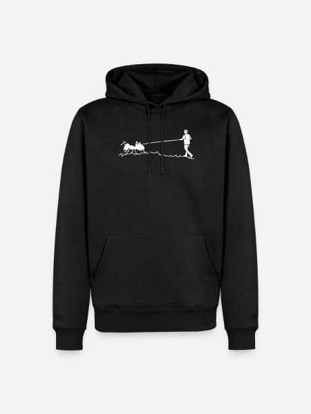 Ant walking Ants - Men’s Premium Organic Hoodie - black