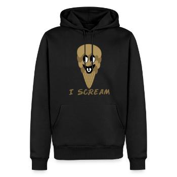 Eis Eiscreme Schokoeis Schokoladeneis - Männer Premium Bio Hoodie - Schwarz - Vorne - Nico (187cm)