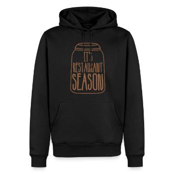 Restaurant Koch Kochen Kellner - Männer Premium Bio Hoodie - Schwarz - Vorne - Nico (187cm)