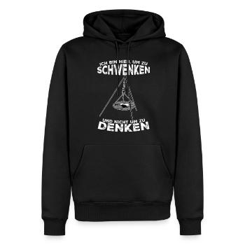 Saarländer Grillen Schwenken Saarland - Männer Premium Bio Hoodie - Schwarz - Vorne - Nico (187cm)