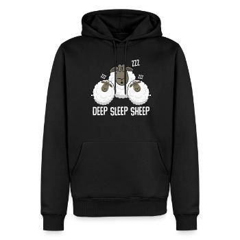 Schlafen Müde Schafe Schaf Schlafshirt - Männer Premium Bio Hoodie - Schwarz - Vorne - Nico (187cm)