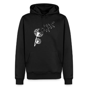 Christianisme Chrétiens Poisson chrétien - Sweat à capuche Premium bio Homme - noir - Devant - Nico (187cm)
