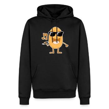 singende Kartoffel Musik Kartoffeln - Männer Premium Bio Hoodie - Schwarz - Vorne - Nico (187cm)