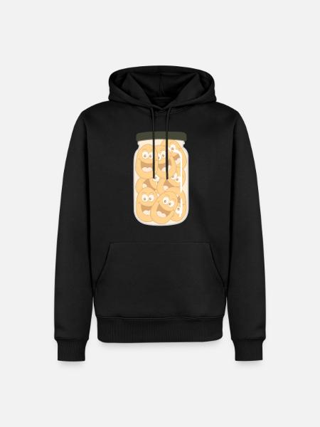 Potato in a jar Potatoes - Men’s Premium Organic Hoodie - black
