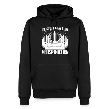 Organist Orgel Orgelspieler Orgelbauer - Männer Premium Bio Hoodie - Schwarz - Vorne - Nico (187cm)