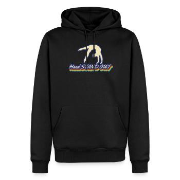 Handstand RSG Gymnastique Gymnastique - Sweat à capuche Premium bio Homme - noir - Devant - Nico (187cm)