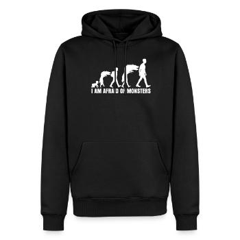 Trotzphase Pupertät Eltern - Männer Premium Bio Hoodie - Schwarz - Vorne - Nico (187cm)