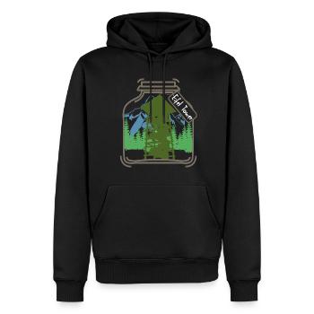 Tour d’observation de l’Eifel Eifel - Sweat à capuche Premium bio Homme - noir - Devant - Nico (187cm)