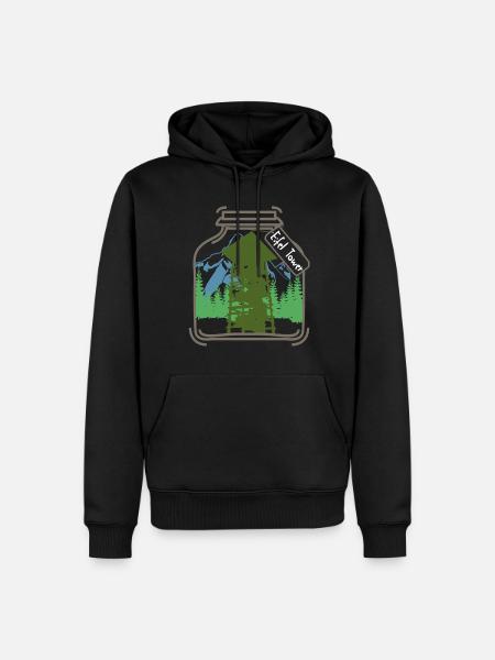 Tour d’observation de l’Eifel Eifel - Sweat à capuche Premium bio Homme - noir