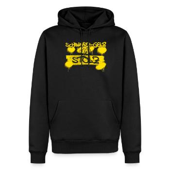 Dortmund - Männer Premium Bio Hoodie - Schwarz - Vorne - Nico (187cm)