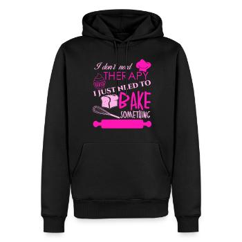 Konditor Bäckerei Konditorei Backen - Männer Premium Bio Hoodie - Schwarz - Vorne - Nico (187cm)