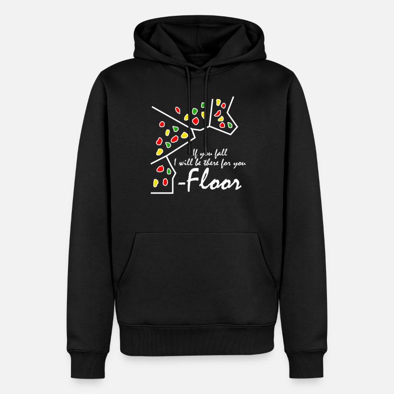 Blague de bloc Escalade de bloc - Sweat à capuche Premium bio Homme - noir