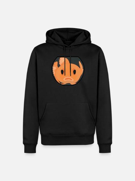 Goldfish Gold Fish Goldfishes - Men’s Premium Organic Hoodie - black