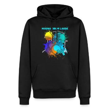 Drum Drummer Drums Drumset - Männer Premium Bio Hoodie - Schwarz - Vorne - Nico (187cm)