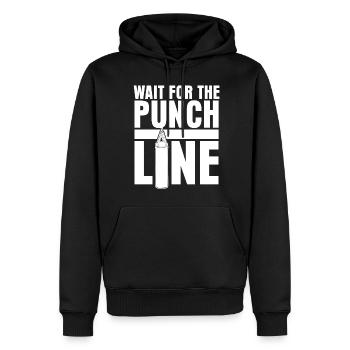 Punching Bag Boxing Gloves Boxer - Männer Premium Bio Hoodie - Schwarz - Vorne - Nico (187cm)