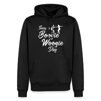 Swing Boogie Woogie Dance Dancing - Männer Premium Bio Hoodie - Schwarz - Vorne - Nico (187cm)