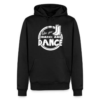 Line Dancing Country Music Line Dance - Männer Premium Bio Hoodie - Schwarz - Vorne - Nico (187cm)