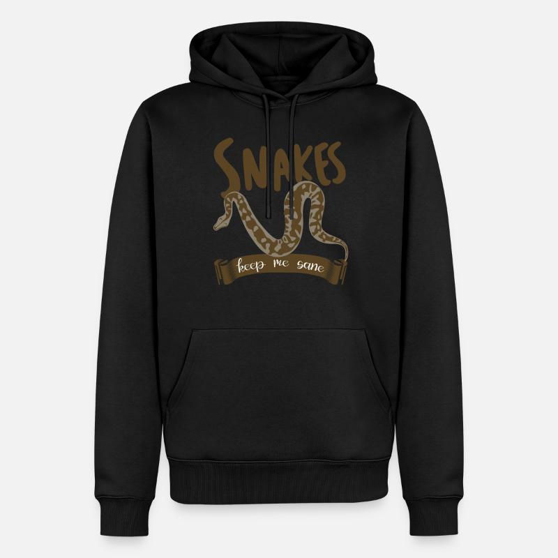 Serpent Serpents - Sweat à capuche Premium bio Homme - noir