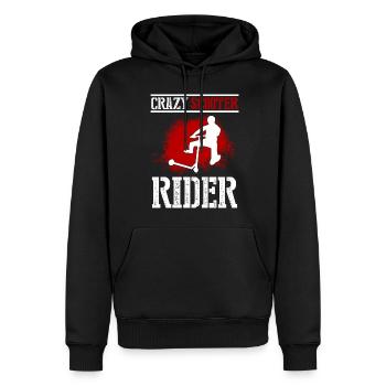 Kick Scooter Stunt Scooter Kick Skater Scooter - Männer Premium Bio Hoodie - Schwarz - Vorne - Nico (187cm)
