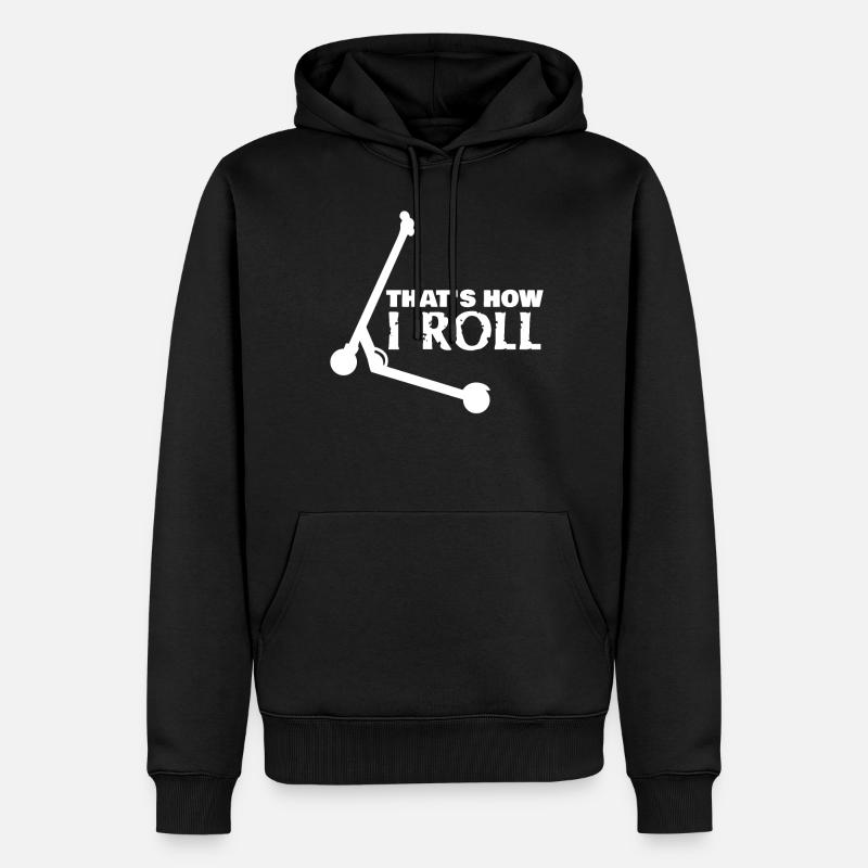 Kick Scooter Scooter - Sweat à capuche Premium bio Homme - noir