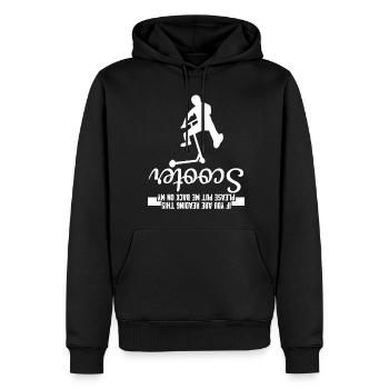 Kick Scooter Skater Scooter Stunt Scooter Kick - Männer Premium Bio Hoodie - Schwarz - Vorne - Nico (187cm)