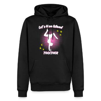 Handstands Gymnast Handstand - Männer Premium Bio Hoodie - Schwarz - Vorne - Nico (187cm)