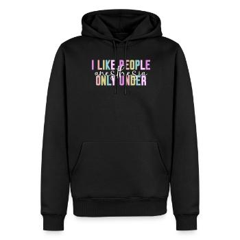 Anesthetist Doctor Hospital Nurse - Männer Premium Bio Hoodie - Schwarz - Vorne - Nico (187cm)