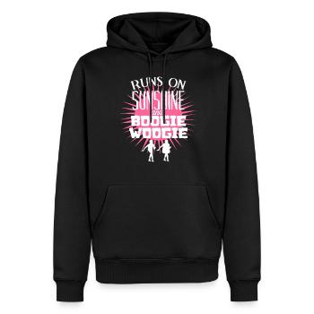 Boogie Woogie Dance Swing - Männer Premium Bio Hoodie - Schwarz - Vorne - Nico (187cm)
