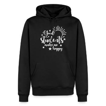 Teachers School College Teacher - Männer Premium Bio Hoodie - Schwarz - Vorne - Nico (187cm)