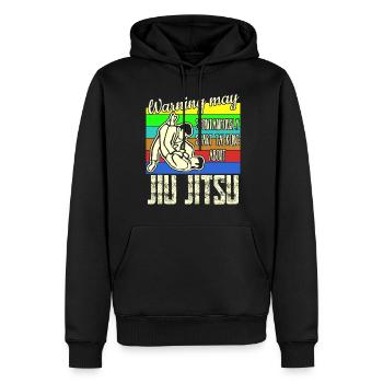 Ju-Jitsu Jujutsu Jiu-Jitsu - Männer Premium Bio Hoodie - Schwarz - Vorne - Nico (187cm)