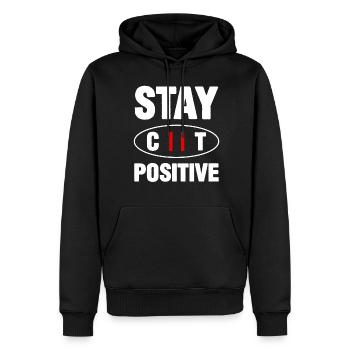 Misanthropist Dislike Grumpy Misanthrope - Männer Premium Bio Hoodie - Schwarz - Vorne - Nico (187cm)