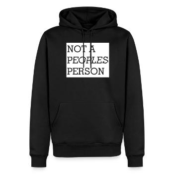 Misanthrope Misanthropist Dislike Grumpy - Männer Premium Bio Hoodie - Schwarz - Vorne - Nico (187cm)