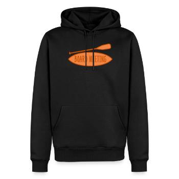 Réunion du conseil d’administration du SUP stand up paddle - Sweat à capuche Premium bio Homme - noir - Devant - Nico (187cm)